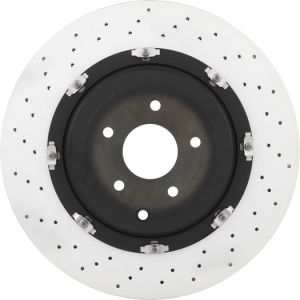 Brembo 09.A190.13 Premium Floating Two Piece UV Coated Vented Drilled And Slotted Brake Rotor
