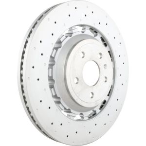 Brembo 09.D174.53 Premium Dual Cast Vented Drilled/Grooved UV Coated Brake Rotor