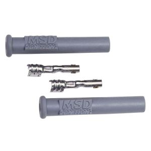 MSD IGNITION MSD3301 Straight Spark Plug Boots- 2 Per Card