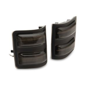 Raxiom SD18249 11-16 Ford F-250/F-350 Super Duty Axial LED SEQL Switchback Side Mirror Marker Lamps- Smoked