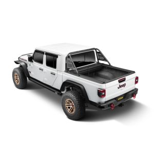 Rugged Ridge 13550.35 20-22 Jeep Gladiator w/Trail Rail Sys Armis Tonneau Cover w/Max Track - Tex. Blk