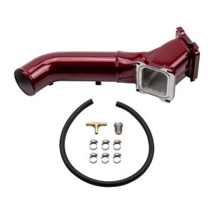 Wehrli WCF100615-RAW 01-04 Chevrolet Duramax LB7 S300/S400 Single Turbo 3in Y-Bridge Kit - Raw