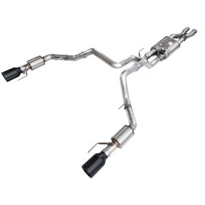AWE Tuning 3025-33852 AWE Gen 3 Raptor R SwitchPath Exhaust - Diamond Black Tips