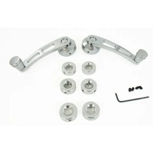 RACING POWER CO-PACKAGED RPCR8408 Chrome Alum 4-1/4In Win dow Handle
