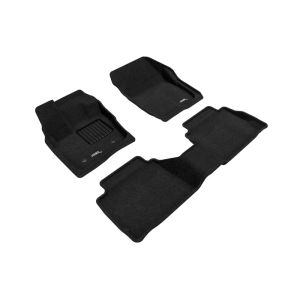3D Maxpider 17-20 Ford Fusion Elegant 1st 2nd Row - Floor Mat Set (Black)