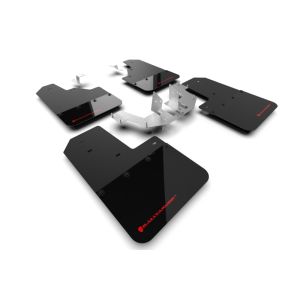 Rally Armor MF85-NO-PL-RD Black Mud Flap/Red Logo