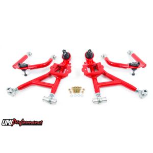 UMI Performance 230010-R 93-02 GM F-Body Front A-Arm Kit Adjustable Drag