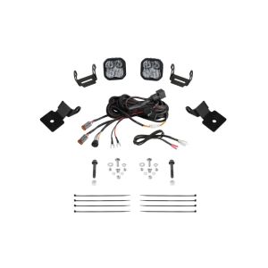 Diode Dynamics DD7848 14-18 Polaris RZR XP Stage Series SS3 A-Pillar Pod Kit - Pro White Combo
