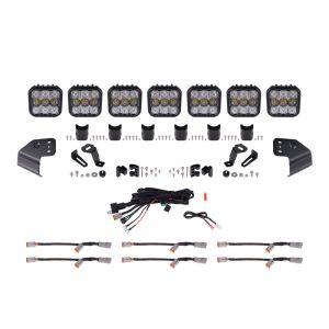 Diode Dynamics DD7232 Bronco SS5 Sport CrossLink Windshield - White Combo Lightbar Kit