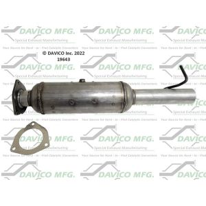 Davico Mfg 19643 Direct Fit Catalytic Converter