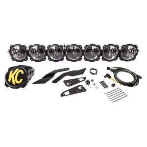KC HiLiTES Can-Am X3 45in. Pro6 Gravity LED 7-Light 140w Combo Beam Overhead Light Bar System