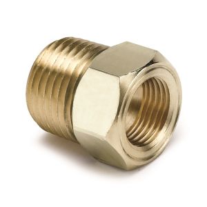 AutoMeter 2264 FITTING, ADAPTER, 1/2" NPT MALE, BRASS, FOR MECH.TEMP. GAUGE