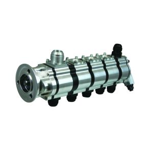 Moroso 22315 Procharger 5 Stage Dry Sump Oil Pump - Tri-Lobe - V-Band Clamp - 1.200 Pressure