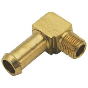 S&S Cycle 50-8110 1/8-27 NPT x .375in 90 Degree Pipe Fitting
