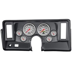 AutoMeter 7024-UL DIRECT FIT DASH KIT, NOVA 69-76, TACH/MPH/FUEL/OILP/WTMP/VOLT, ULTRA-LITE