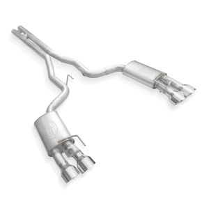 Stainless Works GT500CBHFCL 2020 Ford GT500 Legend Catback H-Pipe Exhaust Factory Connect - Polished Tips