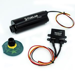 Fuelab 20815 In-Tank Twin Screw Brushless Fuel Pump Kit w/Remote Mount Controller/65 Micron - 1100 LPH