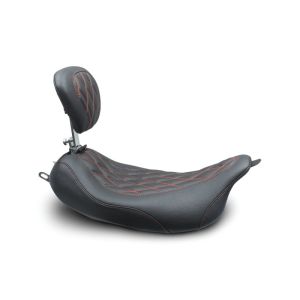 Mustang Motorcycle 79727AB Solo with Driver Backrest Diamond