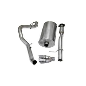 Corsa 07-08 Chevrolet Suburban 1500 5.3L V8 Polished Sport Cat-Back Exhaust