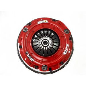 McLeod Racing 6333825 McLeod RST Twin Disc Clutch Kit 18-19 Ford Mustang GT 1 x 23 Spline 0 Bal w/164T 8 Bolt AL Flywheel