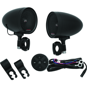 Kuryakyn 2713 Road Thunder Speaker Pods Bluetooth Audio Controller Black