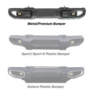 Baja Designs 447068 Squadron-R Sport Fog Pocket Light Kit