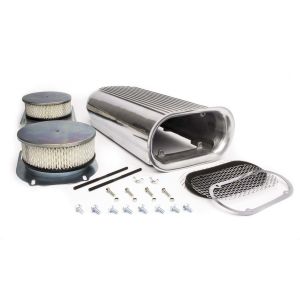 RACING POWER CO-PACKAGED RPCR5233 Polished Hilborn Style Dual Quad Scoop