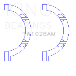 King Engine Bearings TW1028AM King Chrysler Pentastar 3.6L ERB V6 Thrust Washer Set