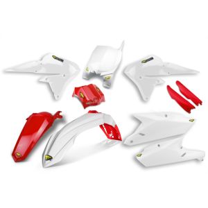 Cycra 1CYC-9312-42R 14-18 Yamaha YZ250F/14-17 YZ450F Powerflow Body Kit - White/Red