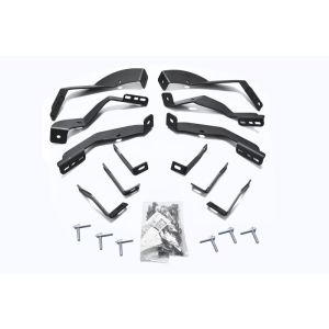 Go Rhino 6840425 15-19 Chevrolet Silverado 2500HD/3500HD Brackets for OE Xtreme Cab Length SideSteps