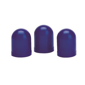 AutoMeter 3207 LIGHT BULB BOOTS, BLUE, QTY. 3