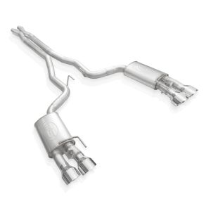 Stainless Works GT500CBXFCR 2020 Ford GT500 Redline Catback X-Pipe Exhaust Factory Connect - Polished Tips