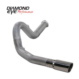 Diamond Eye Performance K5134A Diamond Eye KIT 5in DPF-BACK SGL AL 07.5-08 CHEVY 6 6L 2500/3500 BPCKGD BX46X14X14OD EL-PL