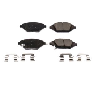 PowerStop 17-1864 PowerStop - Z17 Low-Dust Ceramic Brake Pads with Hardware
