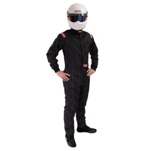Racequip 91609079 Black Chevron-5 Suit SFI-5 - 2XL