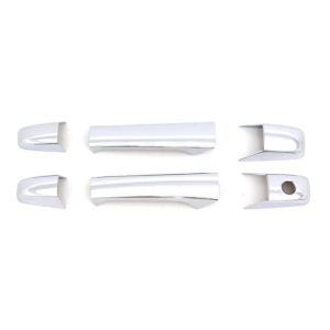 AVS 07-13 Chevy Silverado 1500 Door Handle Covers (2 Door) 4pc Set - Chrome