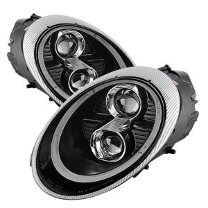 SPYDER 5080103 Projector Headlights - DRL LED - Black