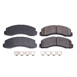 PowerStop 17-2087 PowerStop - Z17 Low-Dust Ceramic Brake Pads with Hardware