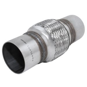 FORTLUFT 4401088 Exhaust Flex Connector with Extension Pipes 2.50''x4.00''x8.00'' Stainless Steel