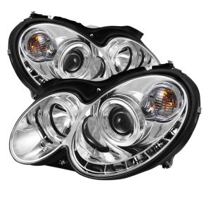 SPYDER 5038029 Projector Headlights - LED Halo - DRL - Chrome