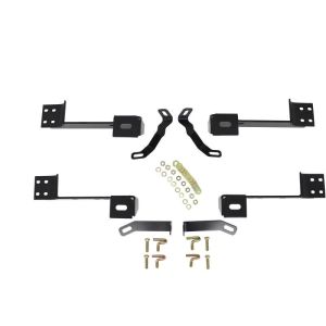 Westin 99-14 Chevy Silv 2500/3500 Reg/Ext Cab Premier Oval Nerf Step Bar Mount Kit - Blk