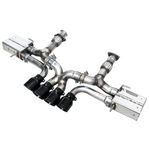 AWE Tuning 3025-43906 AWE 2023 C8 Corvette Z06 SwitchPath Cat-Back Exhaust - Diamond Black Tips
