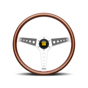 Momo California Wood Steering Wheel 360 mm - Mahogany Wood/Pol Spokes