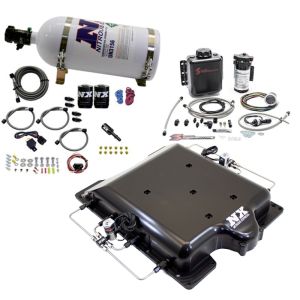 Nitrous Express 20972BMF-10 Dodge Hellcat Supercharger Lid Nitrous/Water Injection Kit (100-400HP) w/10lb Bottle
