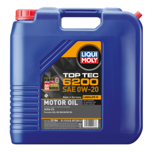 LIQUI MOLY 22186 20L Top Tec 6200 Motor Oil SAE 0W20