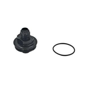 Fuelab 108020101-7 Replacement Filter Cap -10AN Outlet - Black
