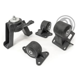 Innovative 00-05 Toyota MR2 Spyder 1ZZ Black Steel Mounts 60A Bushings