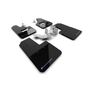 Rally Armor MF85-RB-PL-ABL Black Mud Flap/Area Blue Logo