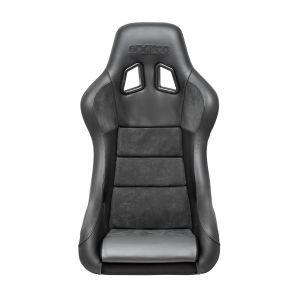 Sparco Seat QRT Performance Leather/Alcantara Black (Must Use Side Mount 600QRT)