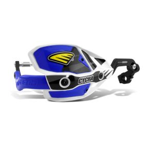Cycra 1CYC-7407-62X CRM Ultra 7/8 in. Clamp w/White Shields/Blue Covers